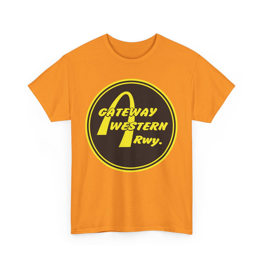 Gateway Western Railway Vintage Railroad Train Logo T-Shirt