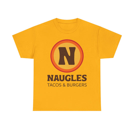 Naugles Tacos & Burgers Vintage Fast Food Logo Restaurant T-Shirt