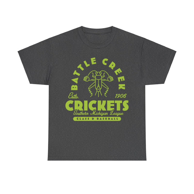 Load image into Gallery viewer, Battle Creek Crickets Est 1906 Michigan Baseball T-shirt
