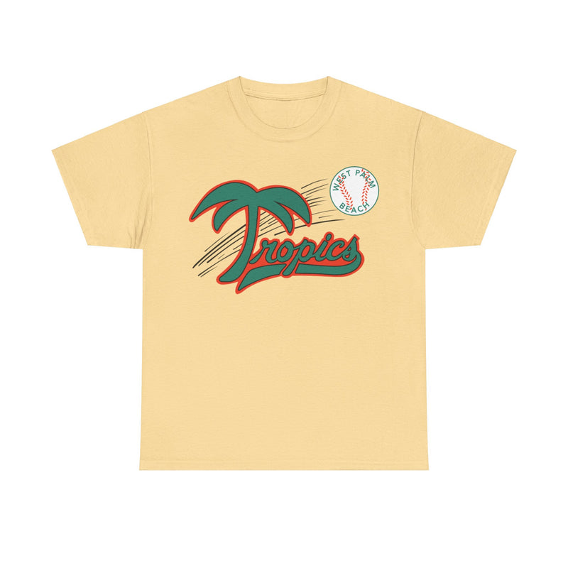 Load image into Gallery viewer, West Palm Beach Tropics Senior Nostalgic Retro Baseball Team T-shirt
