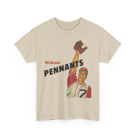Wilson Pennants Baseball 1973 North Carolina T-shirt