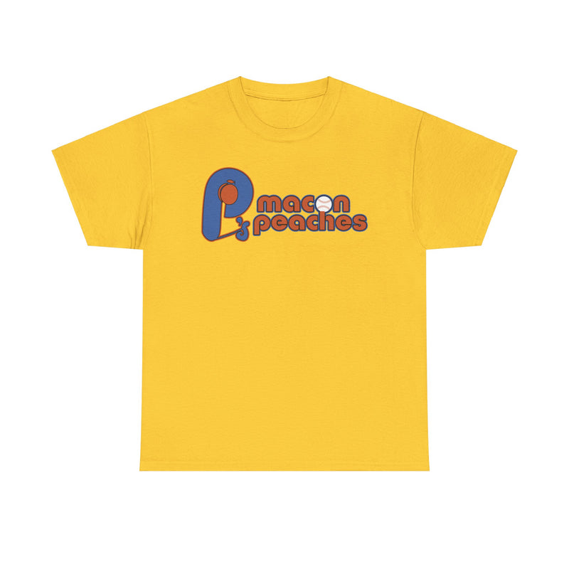 Load image into Gallery viewer, Macon Peaches Georgia South Atlantic League Baseball 1980-1982 T-shirt
