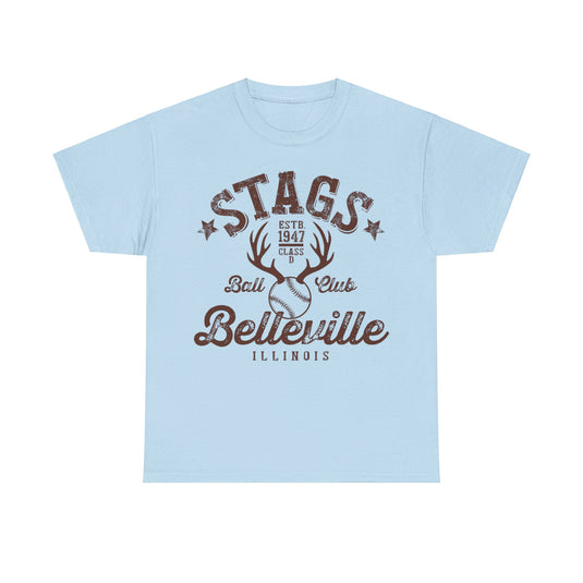 Belleville Stags Est 1947 Illinois Baseball T-shirt