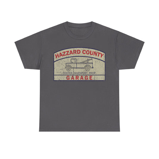 Hazzard County Garage Dukes Hazzard TV Show T-shirt