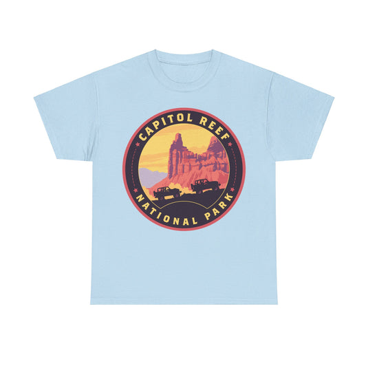 Capitol Reef National Park Utah Round Logo T-shirt