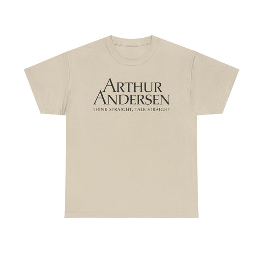 Arthur Andersen Think Straight Talk Straight Consulting T-Shirt