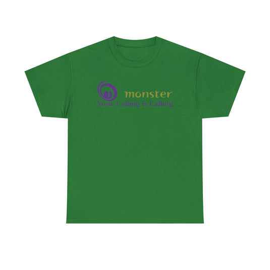 Monster Worldwide T-Shirt - Job Search Employment Industry Logo Tee