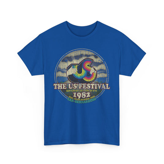 US Festival 1982 Glen Helen Music Technology Concert Festival T-shirt