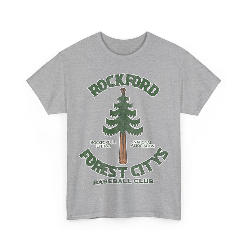 Load image into Gallery viewer, Rockford Forest Citys Nostalgic Retro Baseball Team T-shirt
