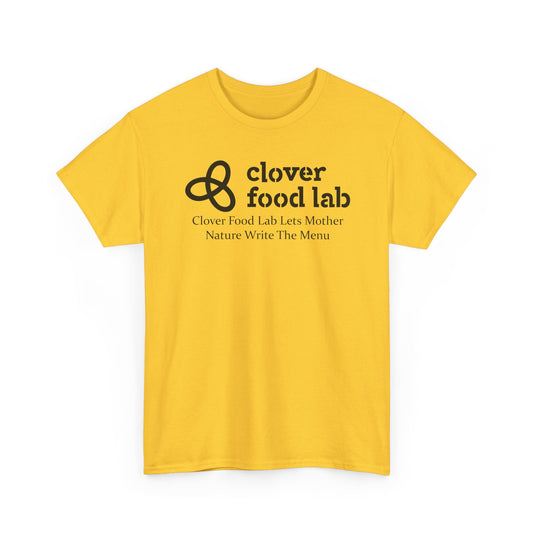 Clover Food Lab T-Shirt - Restaurant Chain Logo Tee - Vegetarian
