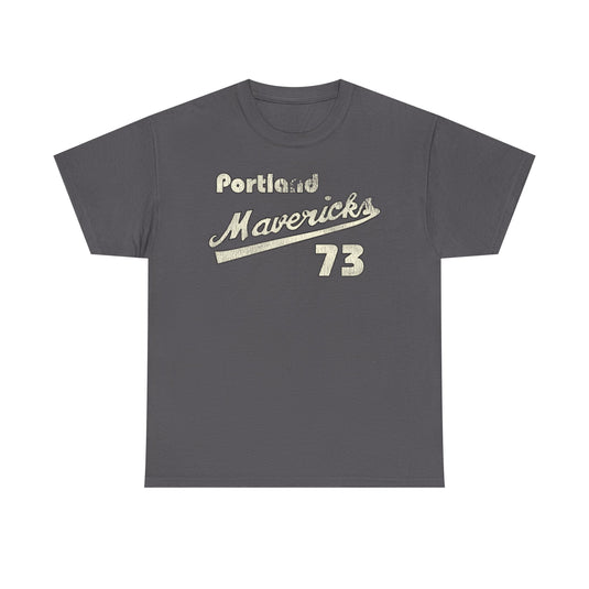 Portland Mavericks Distressed Logo Oregon Baseball T-shirt
