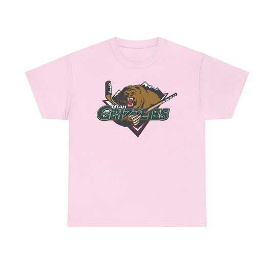 Utah Grizzlies Logo Hockey Team T-shirt