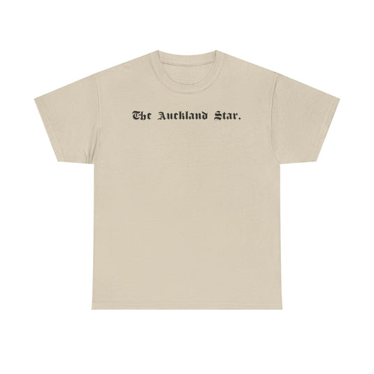 The Auckland Star Vintage Newspaper Logo New Zealand T-Shirt