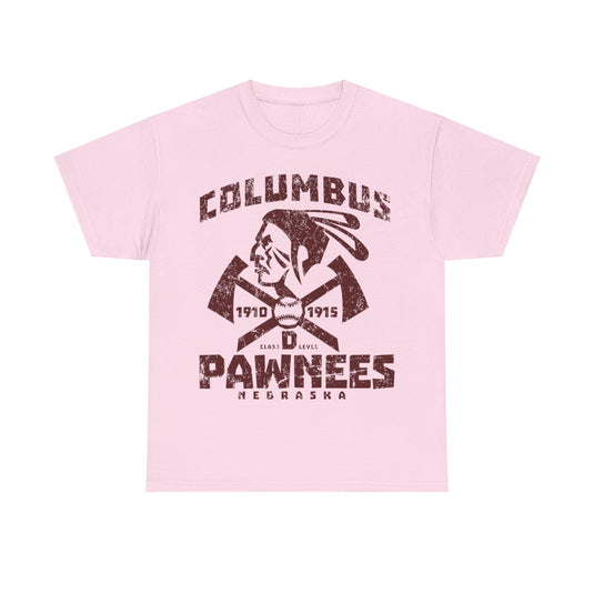 Columbus Pawnees Est 1910 Nebraska Baseball T-shirt