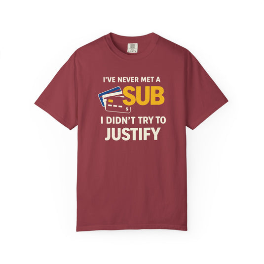 Credit Card Justify Sub Bonus Points Miles Travel T-shirt