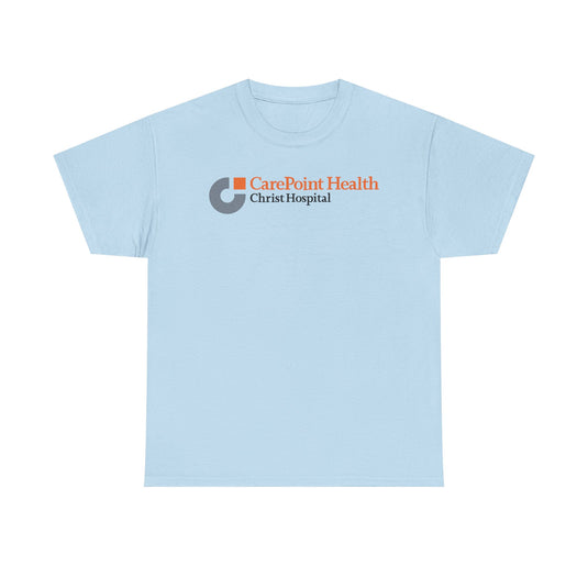 CarePoint Health Logo Jersey City Hospital Graphic T-Shirt Rare Defunct Brand Tee