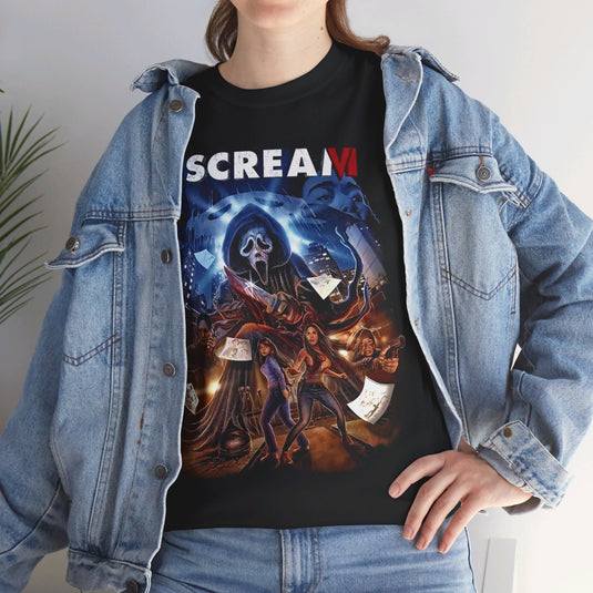 Scream 6 Horror Movie T-shirt