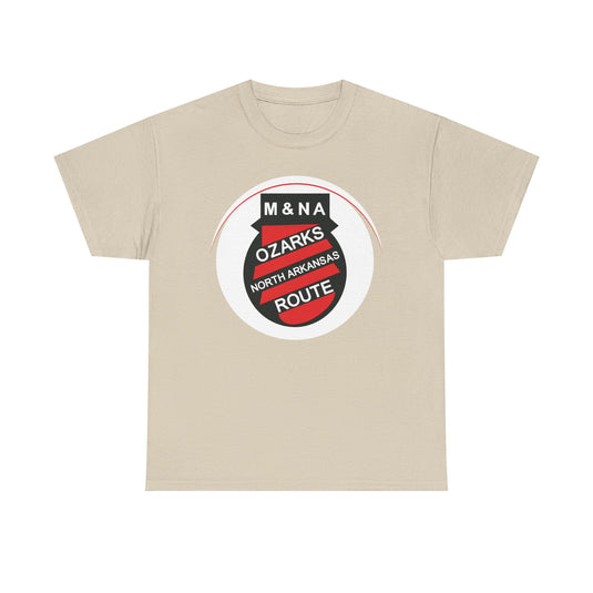 Missouri Arkansas Ozarks North Arkansas Route Railroad Logo T-Shirt