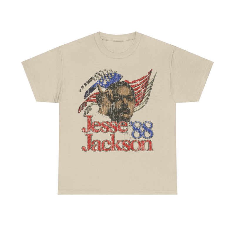Load image into Gallery viewer, Jesse Jackson for President 1988 Distressed Print T-shirt
