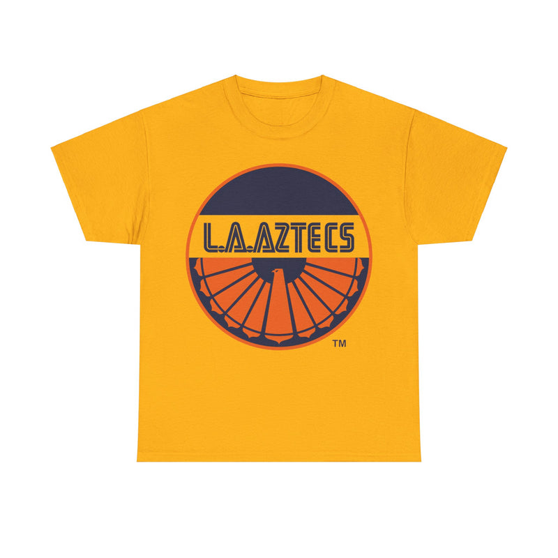 Load image into Gallery viewer, Los Angeles Aztecs Orange Logo California Soccer Team T-shirt
