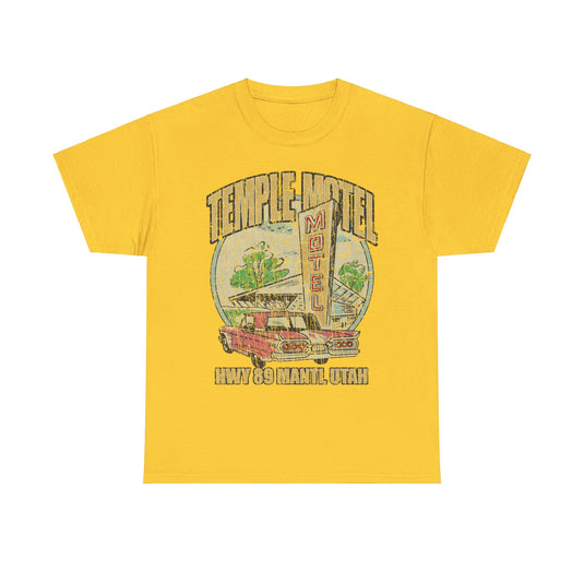 Temple Motel Manti Utah 1959 Hwy 89 T-shirt