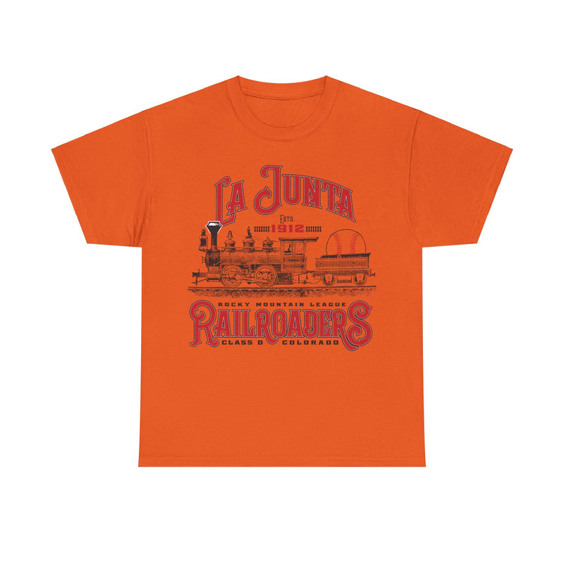 Load image into Gallery viewer, La Junta Railroaders Est 1912 Colorado Baseball T-shirt
