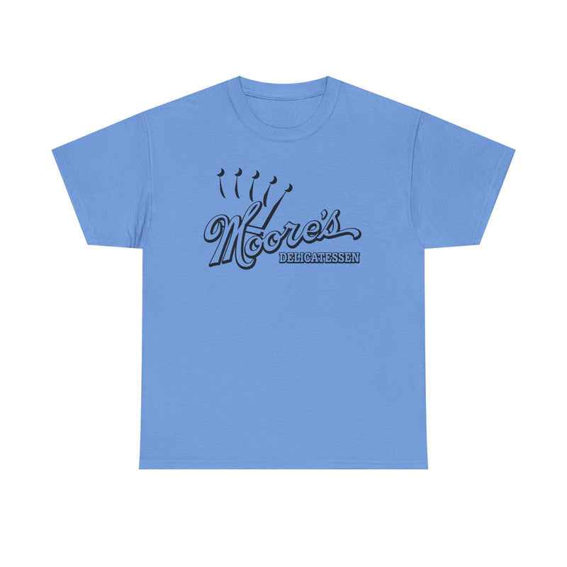 Load image into Gallery viewer, Moore's Delicatessen T-Shirt - Deli Industry Defunct Logo Tee
