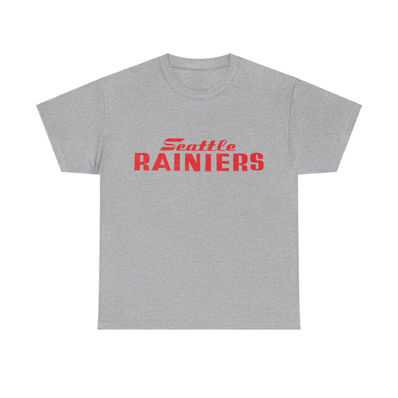 Load image into Gallery viewer, Seattle Rainiers Red Logo Nostalgic Retro Baseball Team T-shirt
