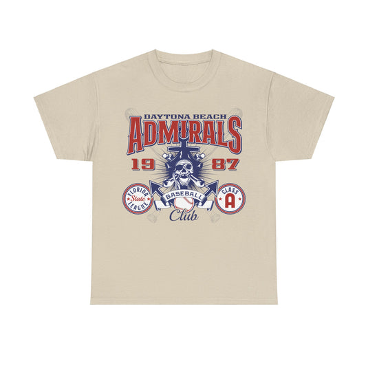 Daytona Beach Admirals Florida Baseball Team T-shirt