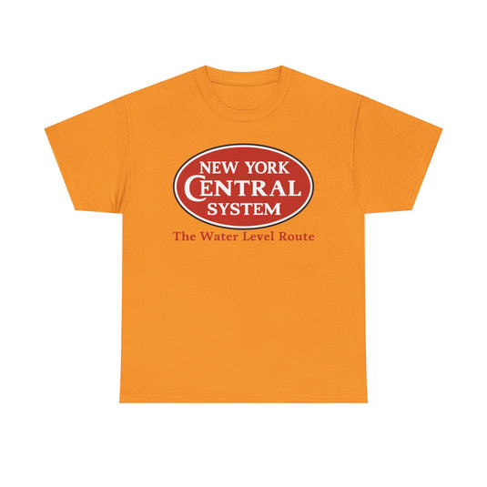 New York Central Water Level Route Railroad Logo Vintage T-Shirt