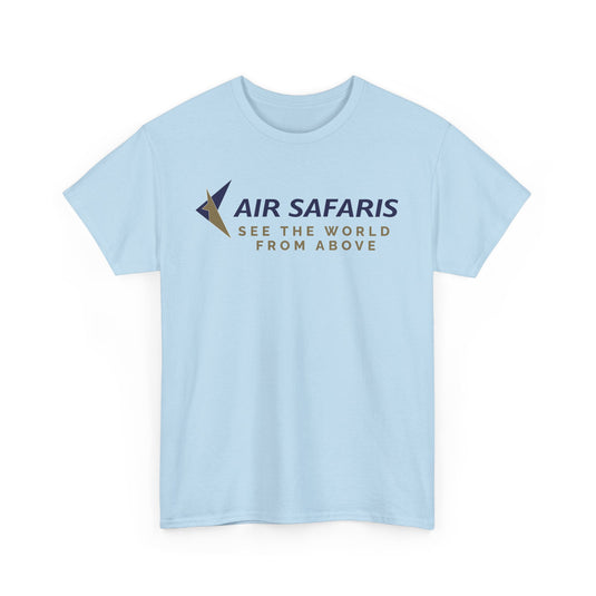 Air Safaris See the World From Above Vintage Airline Logo Aviation T-shirt