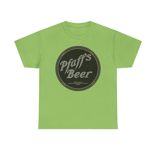 Pfaff's Beer Boston Massachusetts Brewery Company Logo T-Shirt