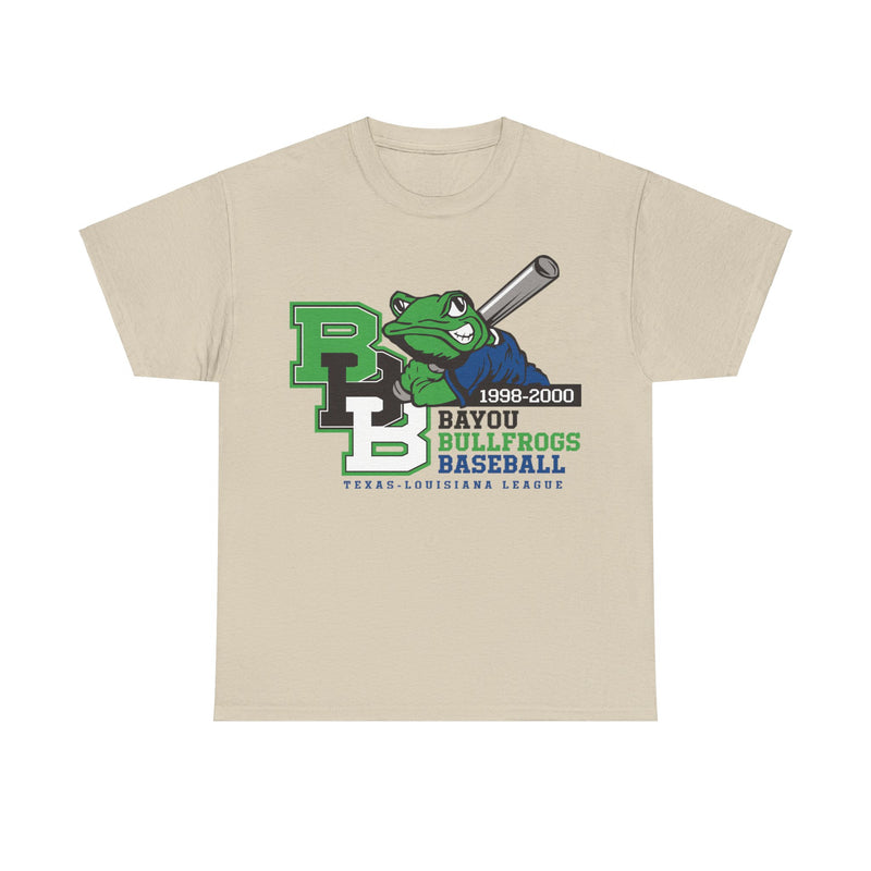 Load image into Gallery viewer, Bayou Bullfrogs Est 1998 Louisiana Baseball Team T-shirt
