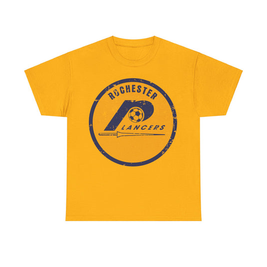 Rochester Lancers Logo New York Soccer Team T-shirt