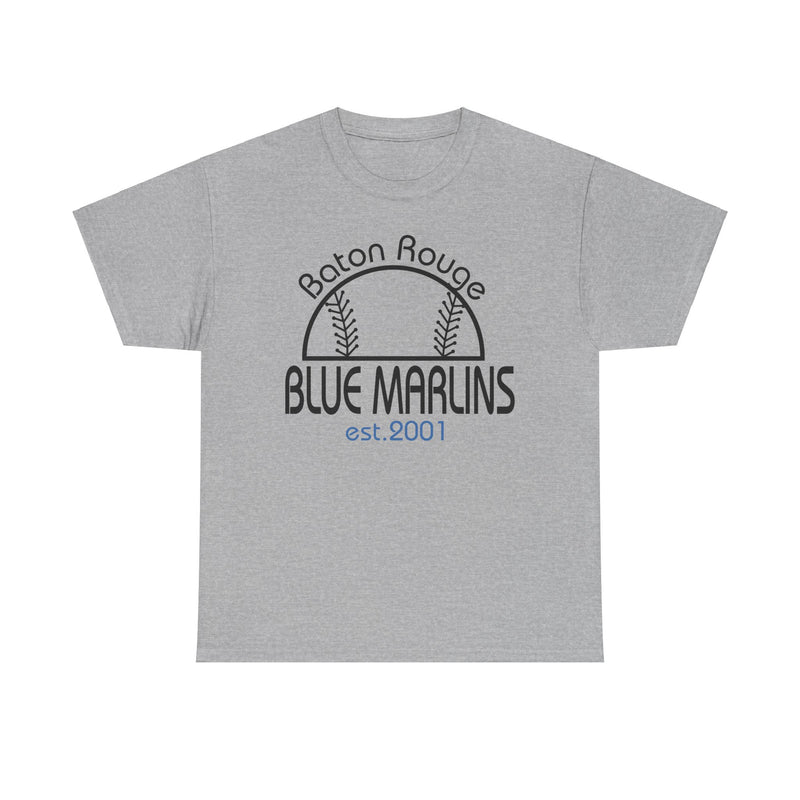 Load image into Gallery viewer, Baton Rouge Blue Marlins Louisiana Nostalgic Baseball 2001 T-shirt
