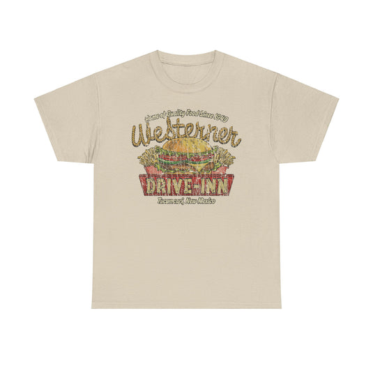 Westerner Drive-Inn 1949 Tucumcari New Mexico Diner Fast Food Restaurant T-shirt