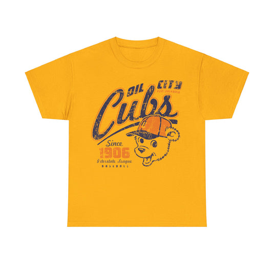 Oil City Cubs Est 1906 Pennsylvania Baseball T-shirt