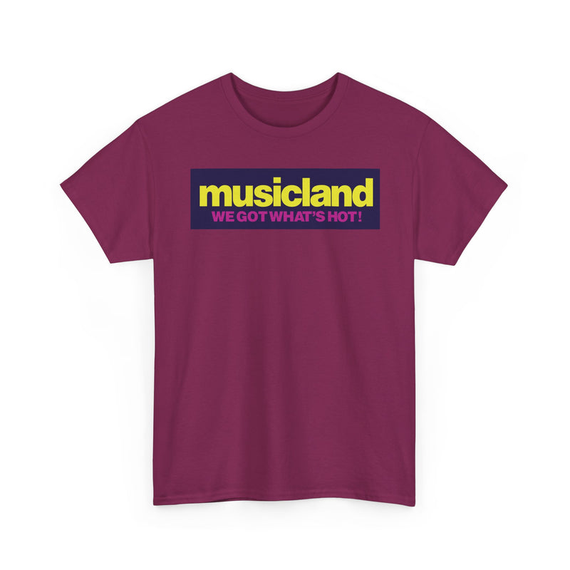 Load image into Gallery viewer, Musicland We Got What&#39;s Hot Music Store Nostalgic T-shirt
