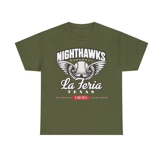 La Feria Nighthawks Est 1931 Texas Baseball T-shirt