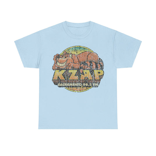 KZAP Sacramento 98.5 FM California Radio Station T-shirt