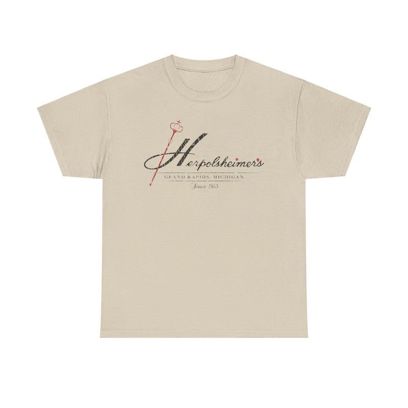 Load image into Gallery viewer, Herpolsheimers Est 1865 Michigan Retail Store T-shirt
