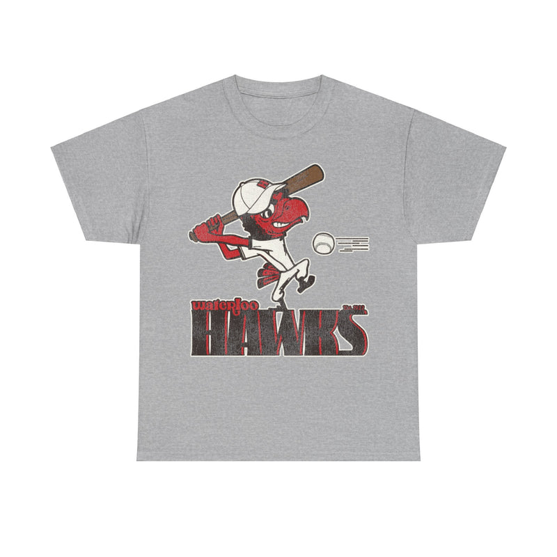 Load image into Gallery viewer, Waterloo Hawks Nostalgic Retro Baseball Team T-shirt
