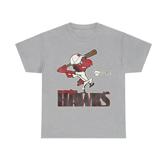 Waterloo Hawks Nostalgic Retro Baseball Team T-shirt