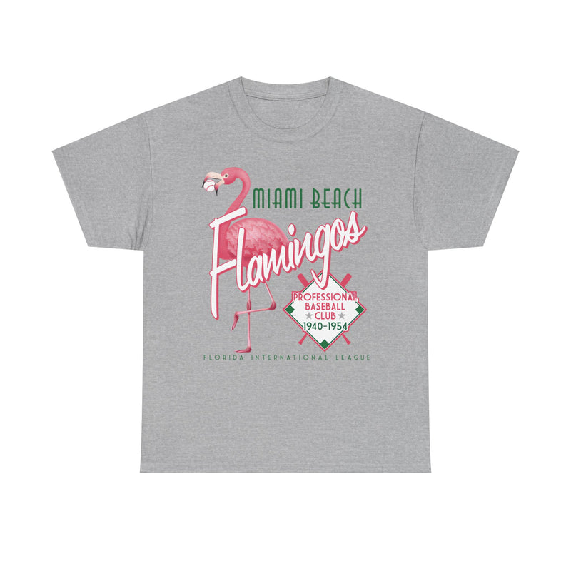 Load image into Gallery viewer, Miami Beach Flamingos Est 1940 Florida Baseball T-shirt
