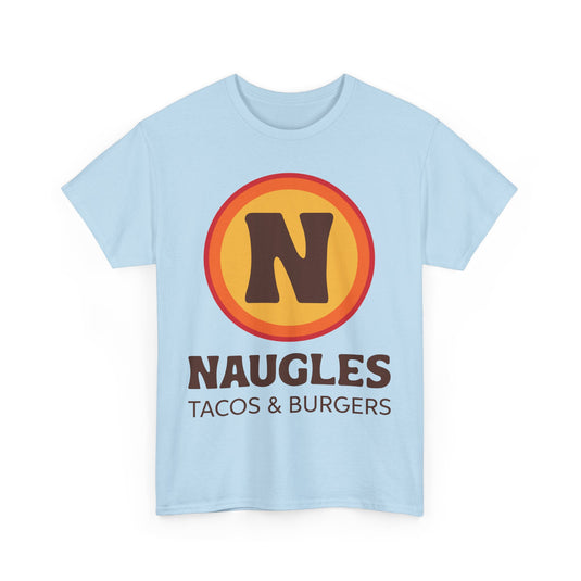 Naugles Tacos & Burgers Vintage Fast Food Logo Restaurant T-Shirt