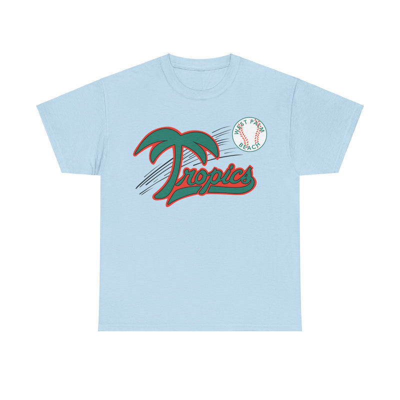 Load image into Gallery viewer, West Palm Beach Tropics Senior Nostalgic Retro Baseball Team T-shirt
