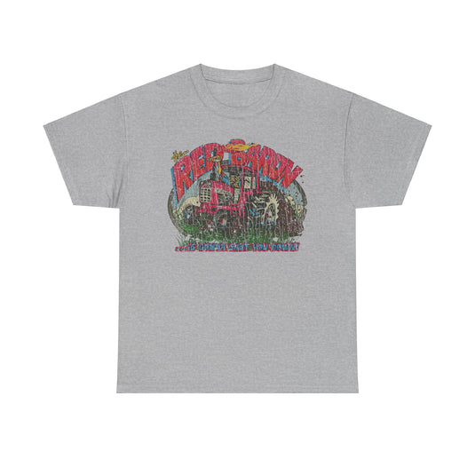 The Red Baron Monster Tractor 1981 Equipment Manufacturing T-shirt