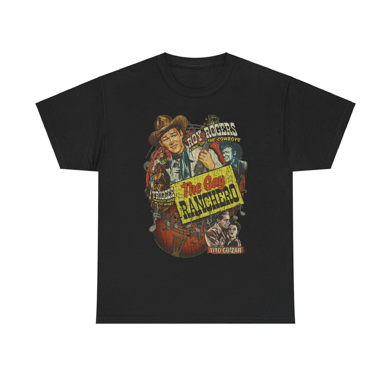 Load image into Gallery viewer, The Gay Ranchero 1948 King of the Cowboys Western Action Movie T-shirt

