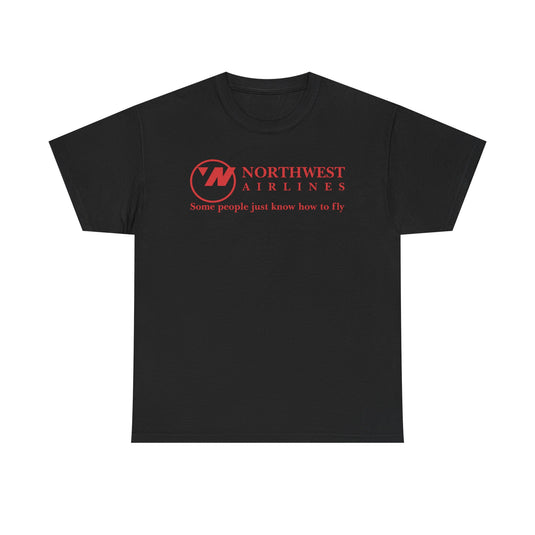 Northwest Airlines Vintage Logo Classic American Carrier Nostalgia T-shirt
