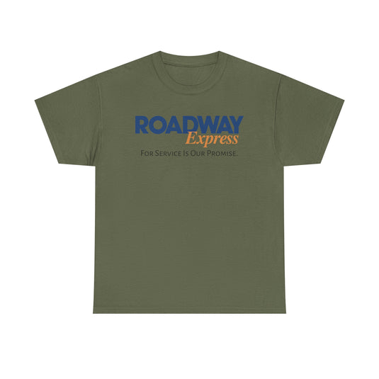 Roadway Express For Service Is Our Promise T-Shirt Logistics Logo